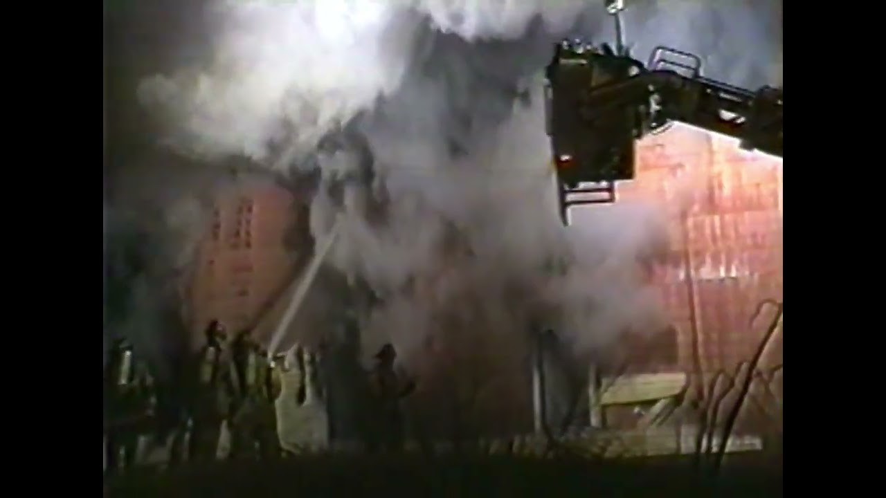 Troy, NY., Fire Dept Video, Jan 9th 1997, 1st platoon.  2-2-432, 54 Rensselaer St. at dinnertime.