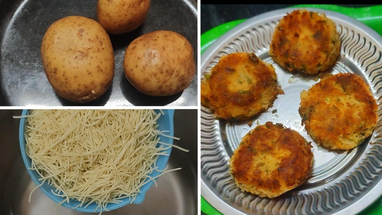 ஸ்னாக்ஸ்  கேட்டா taste- ஆ  இப்படி செய்ங்க 👌| Semiya Cutlet