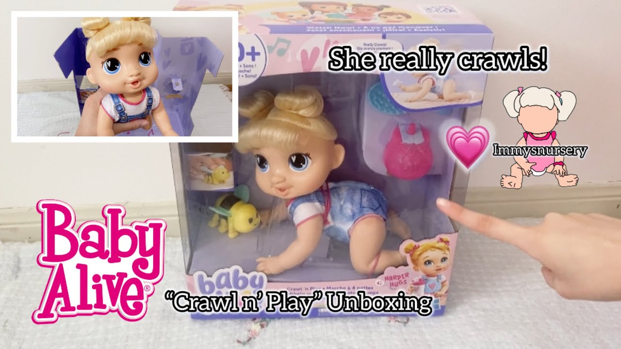 Baby Alive “Crawl n’ Play” Harper Unboxing! 💗| Kids Toys Unboxing | Immysnursery 