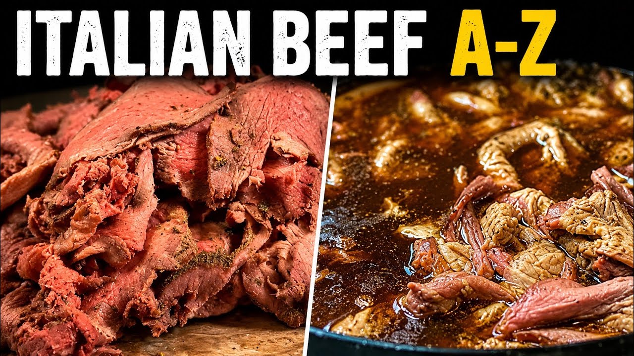 How to make Italian Beef from SCRATCH | Lone Star Grillz Offset Smoker | Smoked Italian Beef