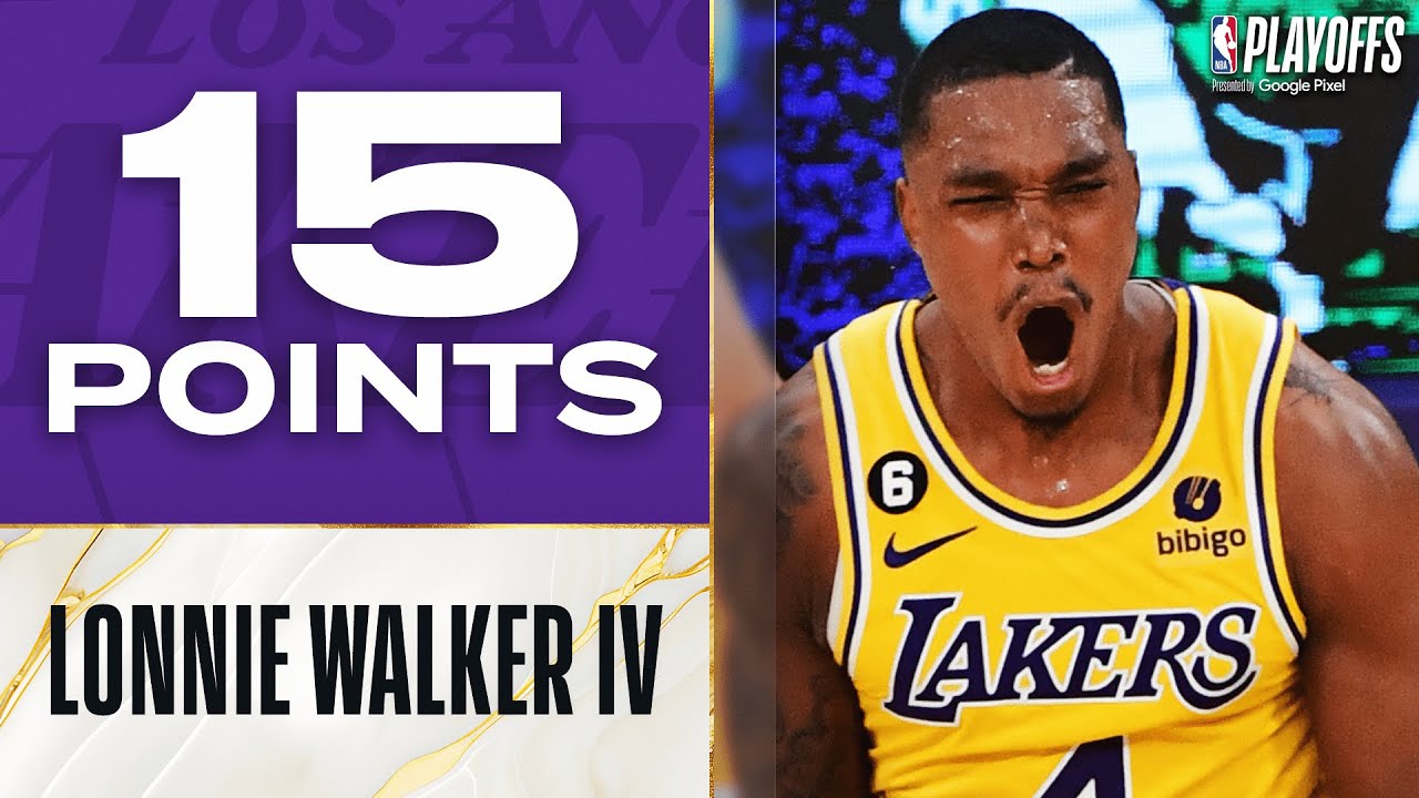 Lonnie Walker IV Drops 15 PTS In The 4TH QTR Of Lakers Game 4 W! | May 8, 2023