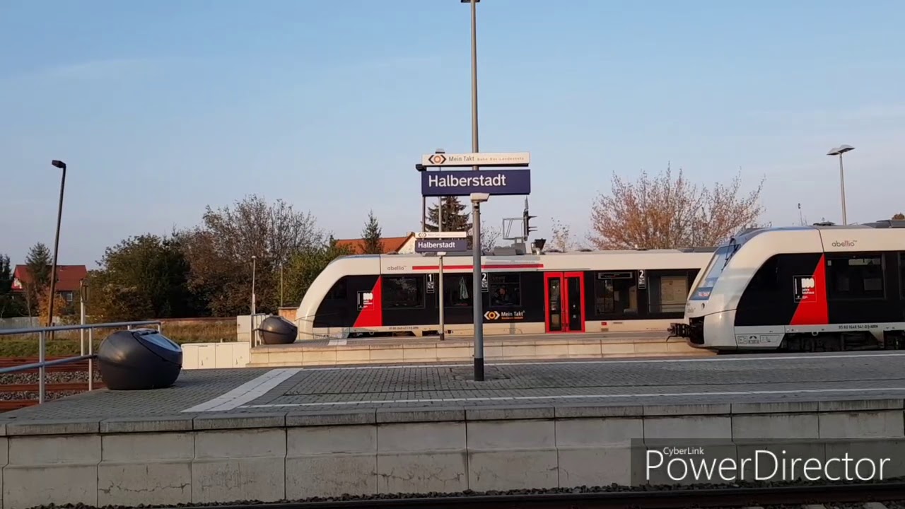 Abellio LINT 41 Triebwagen in Halberstadt