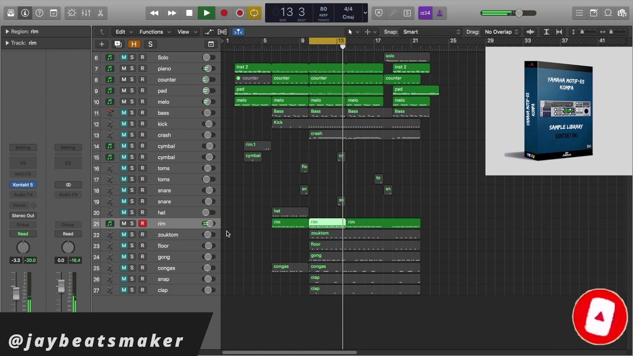 Zouk Tutorial In Logic Pro X (Ish Samples)