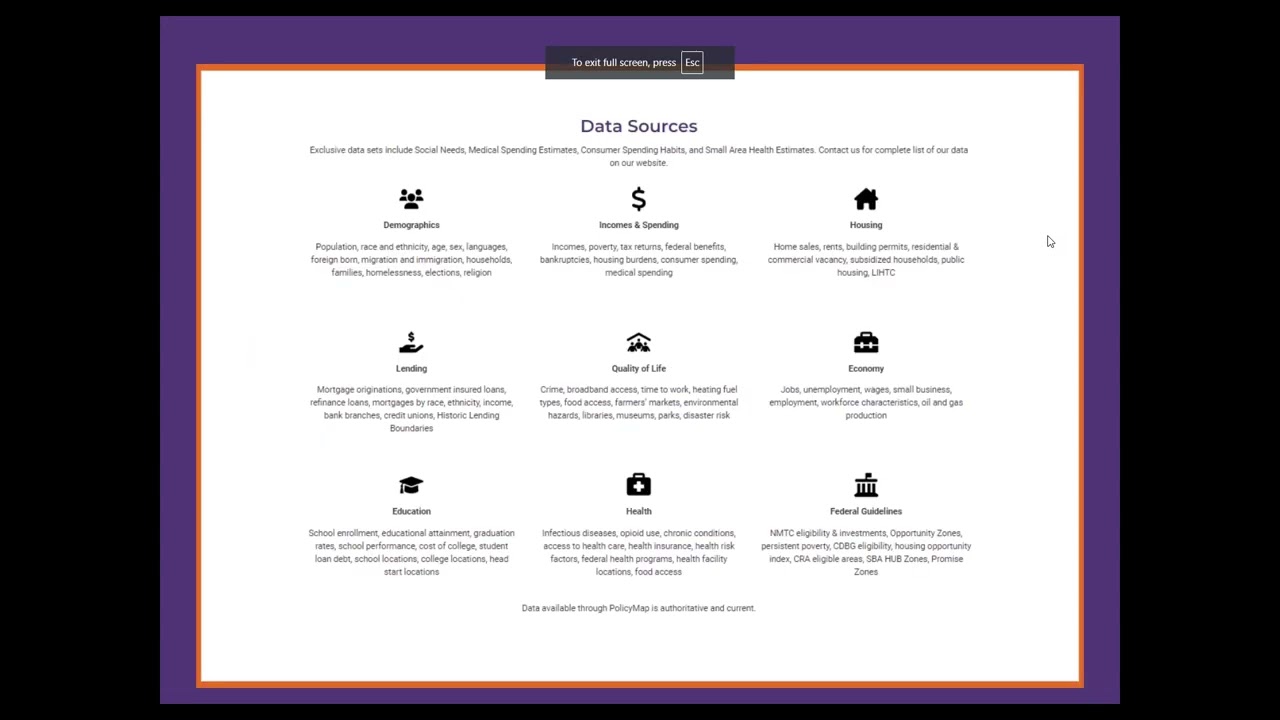 A Guide to PolicyMap&rsquo;s Public Library Patron Facing Tool