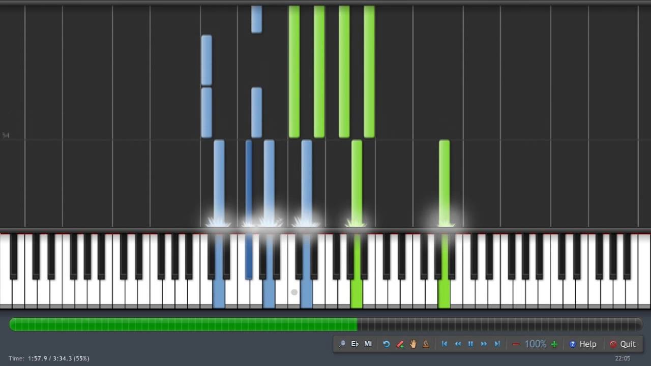 How to play From Me to You (Joel Sandberg) - Synthesia, Piano Tutorial