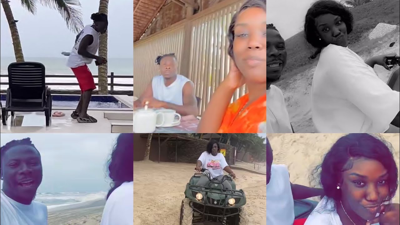 Lovely Couples✌🏾Stonebwoy Still Chilling With Wife(Family) & Teaching Her Some Gang$ter Lifestyle😂
