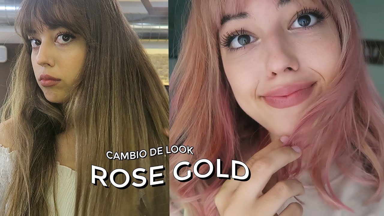 DE CASTAÑA A ROSA 🤯 Cambio de Look