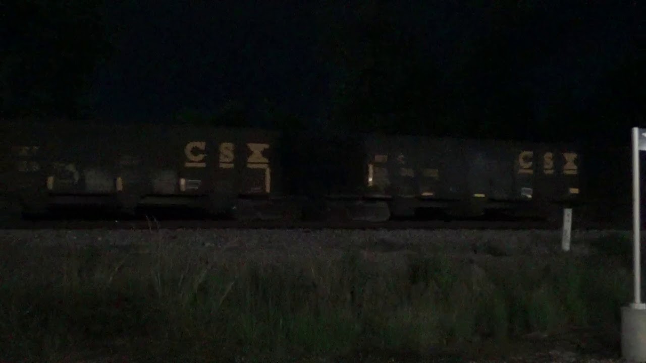 CSX Y222-16 Brings Rock Empties By Alabama Junction