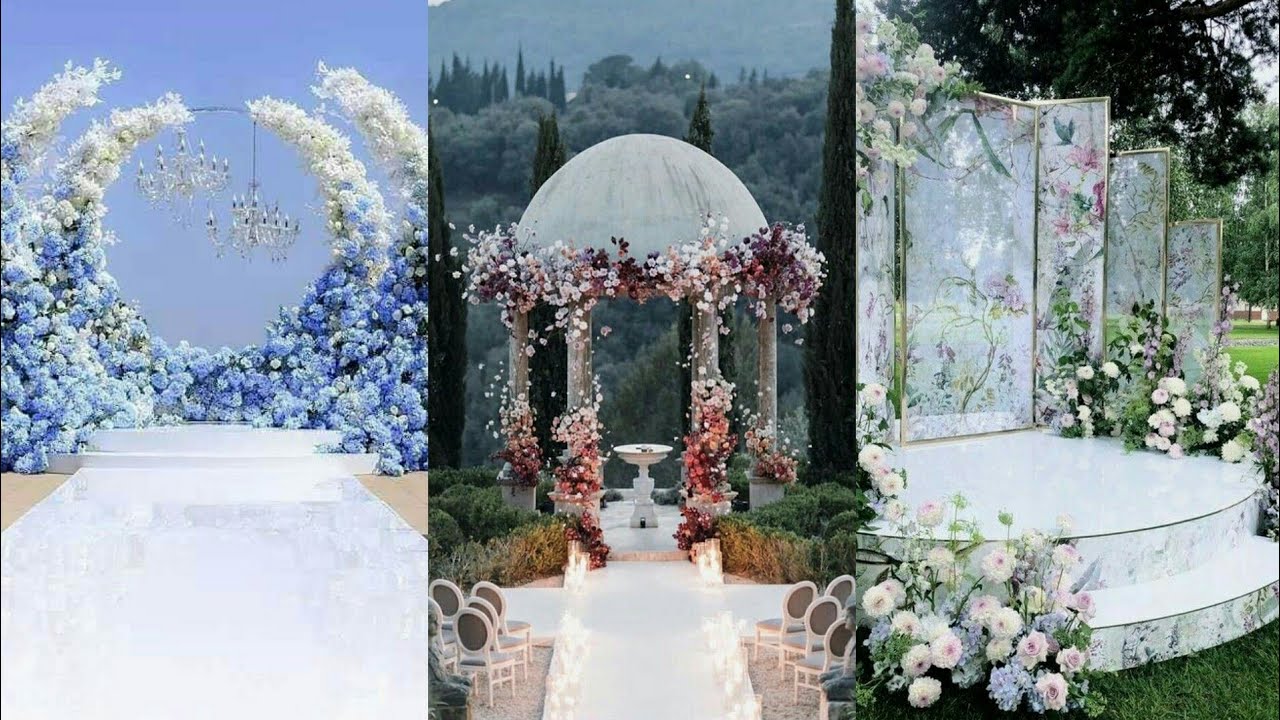 Beautiful wedding Flowers Decorations And Unique Wedding Scene will be Impressive