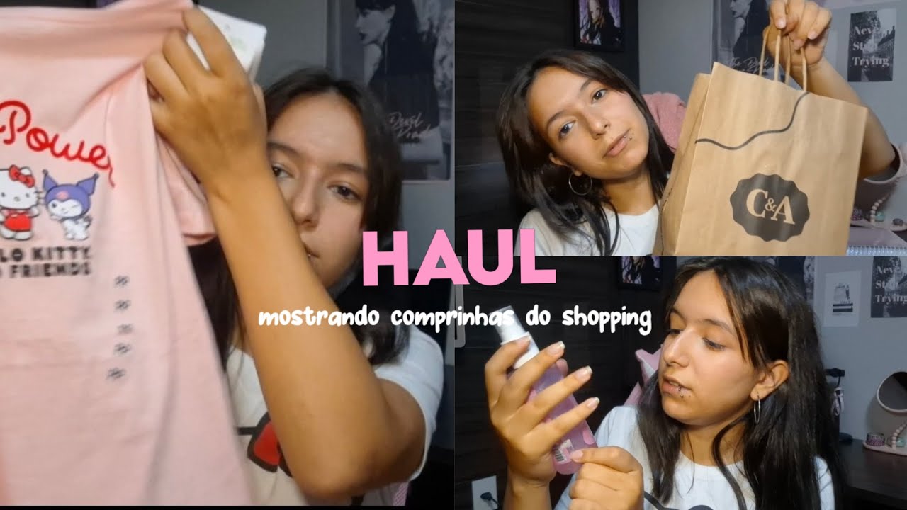 #haul : Mostrando Comprinhas Do Shopping 🎐