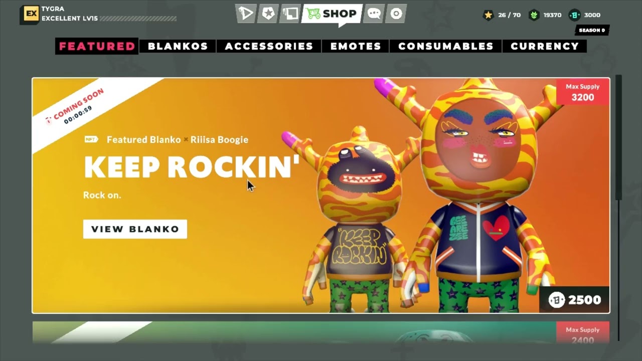 Blankos New NFT Drop Keep Rockin