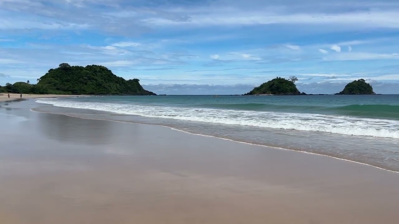 [4K] Nacpan Beach | El Nido Palawan | Philippines