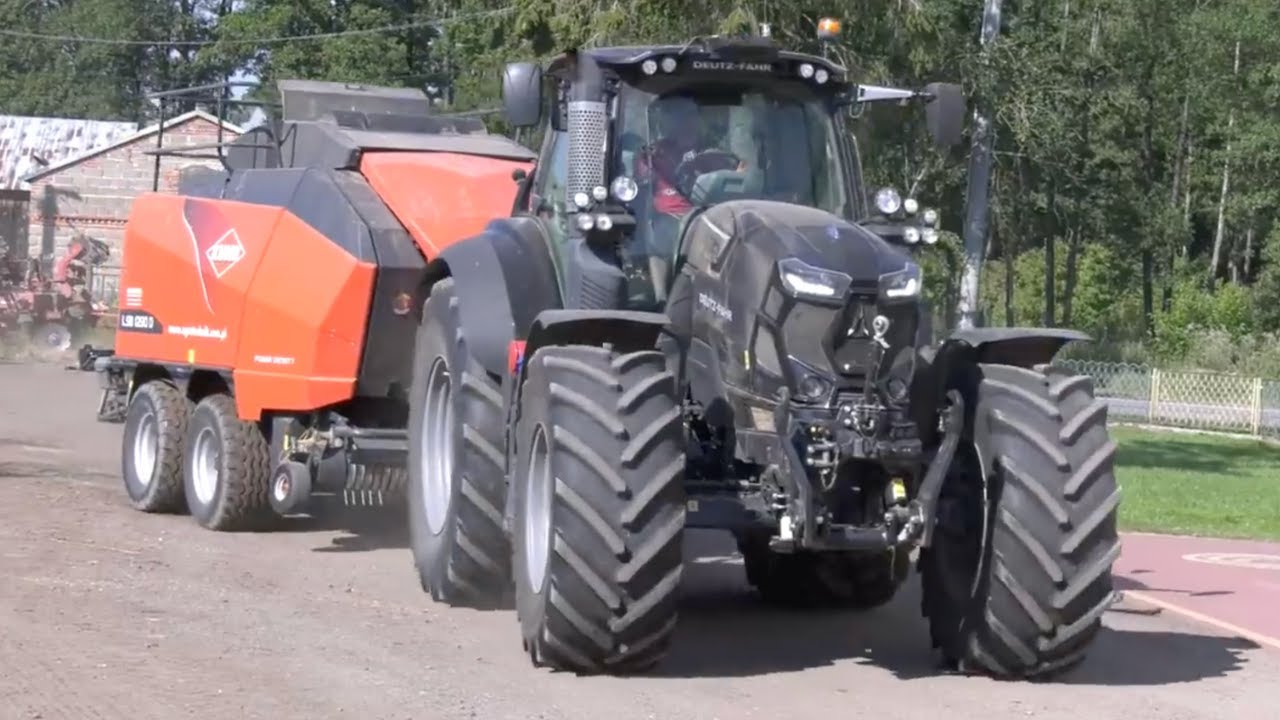 300 hektarów 👉 cztery traktory Deutz-Fahr