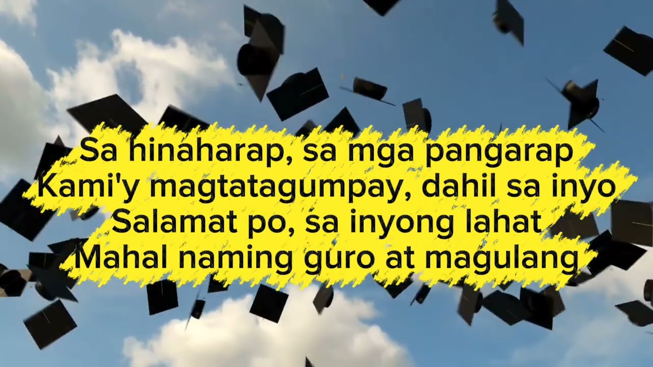 Pasasalamat - Graduation Song for Teachers and Parents 2026
