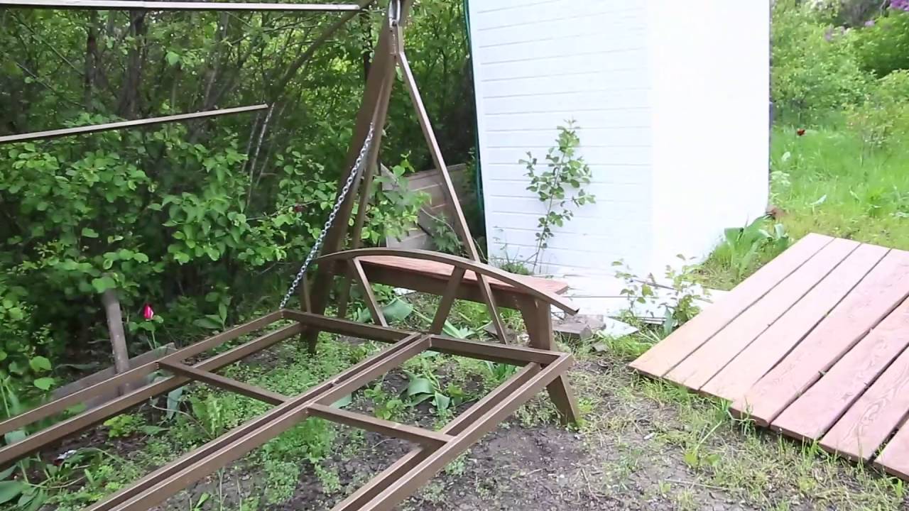 Лучшая садовая качель  Как я ее делал