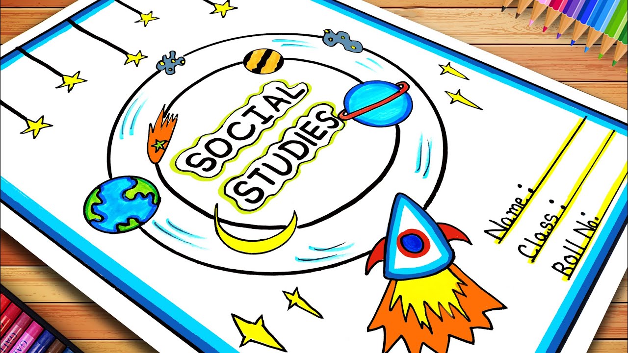 Front Page Design of Social Studies | Easy Social Studies Front Page Design | Front Page Design
