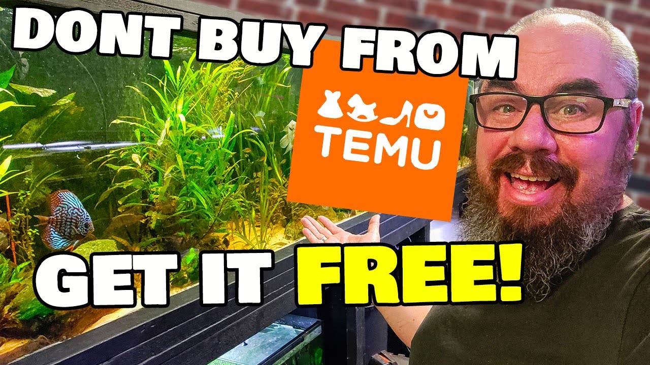 What FREE Aquarium products can I get from TEMU?