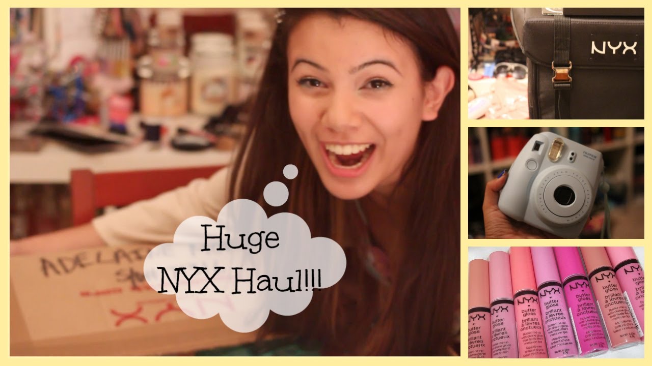 Funny Huge NYX Haul!!! - Ulta, Polaroid, BigSexyHair + More