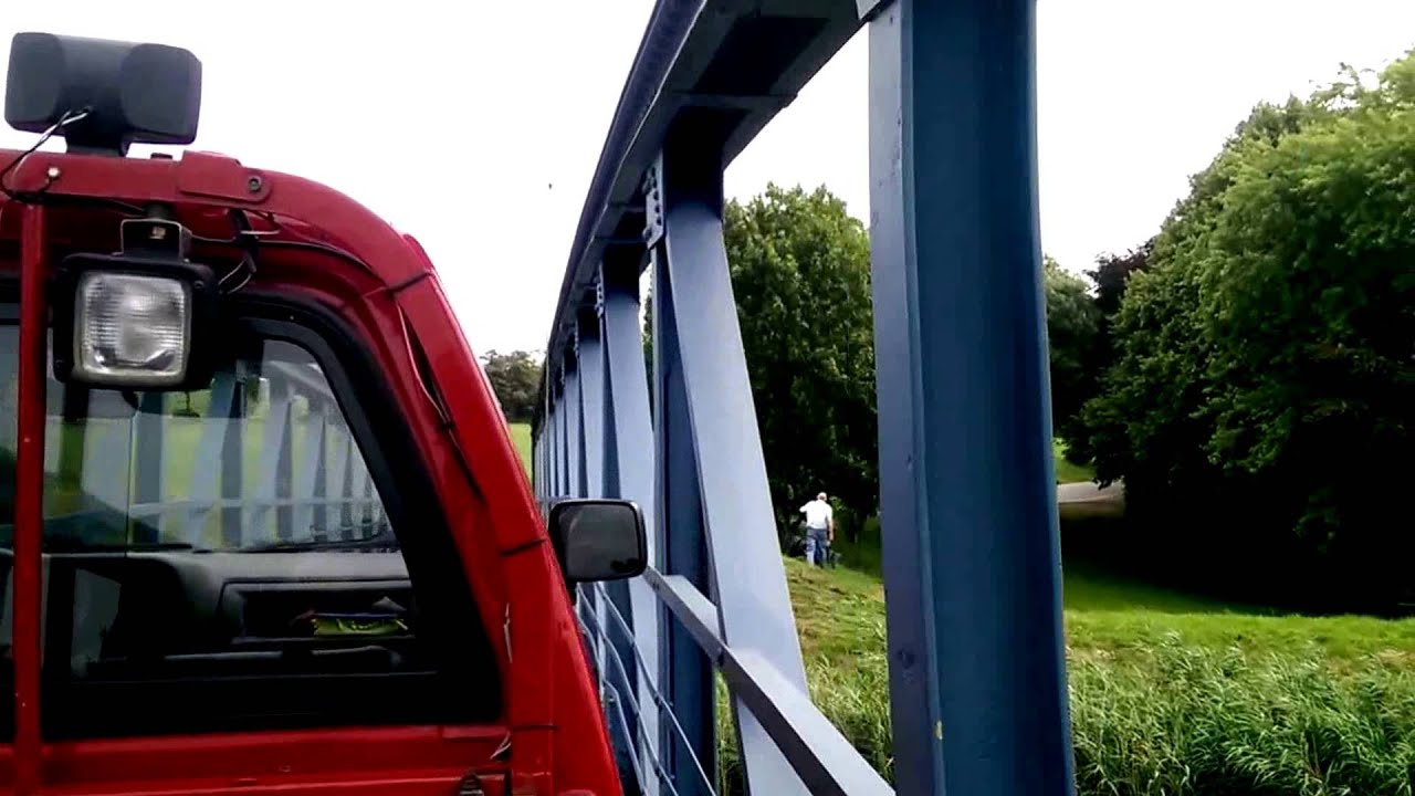 Amdorfer Brücke , die schmalste Brücke Deutschlands nur 1,85m