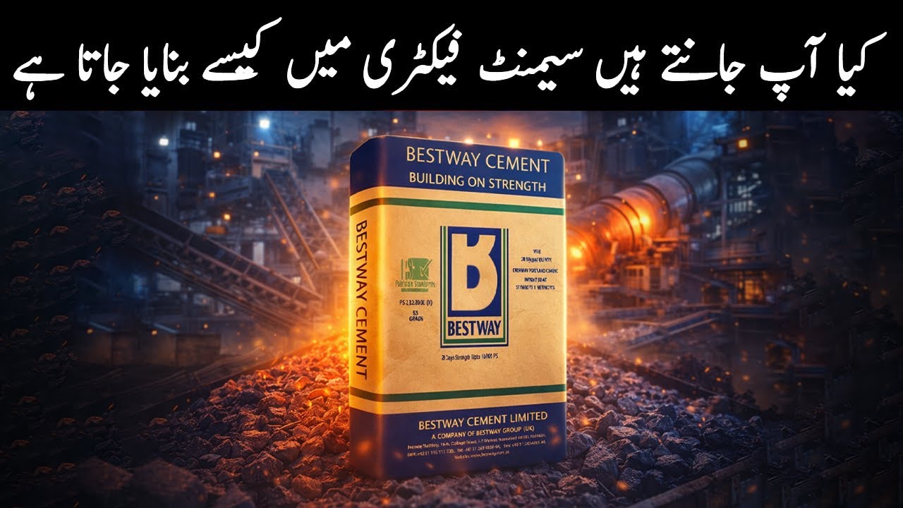 Cement Manufacturing Process in Urdu / Hindi | Cement Kaise Banta hai