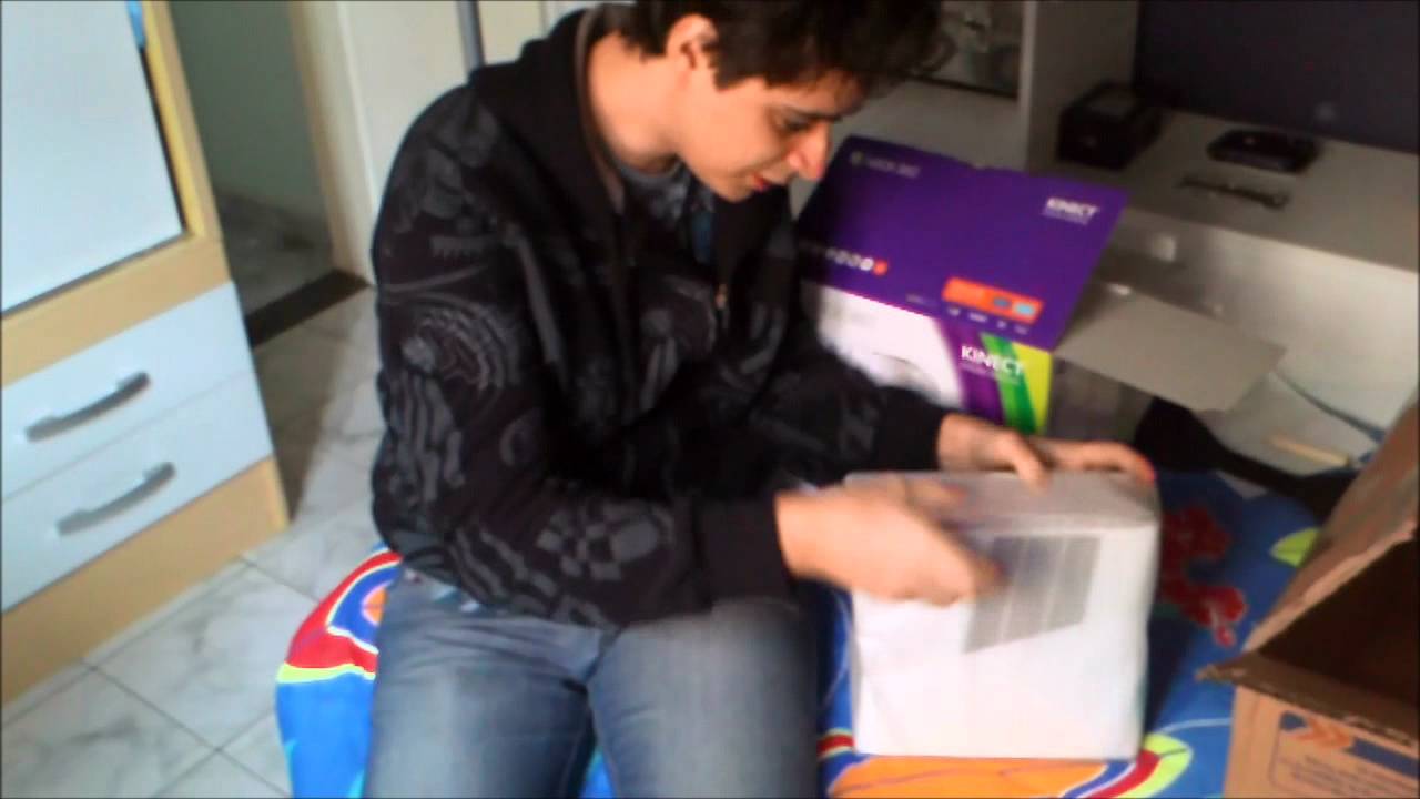 Unboxing XBOX 360 Slim Edição Especial Limitada Branco com Kinect