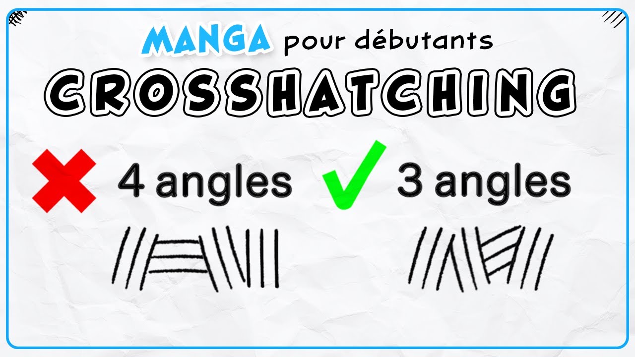 [TUTO] Dessiner comme un Mangaka : Hachures - Manga Dessin Drawing Tutorials