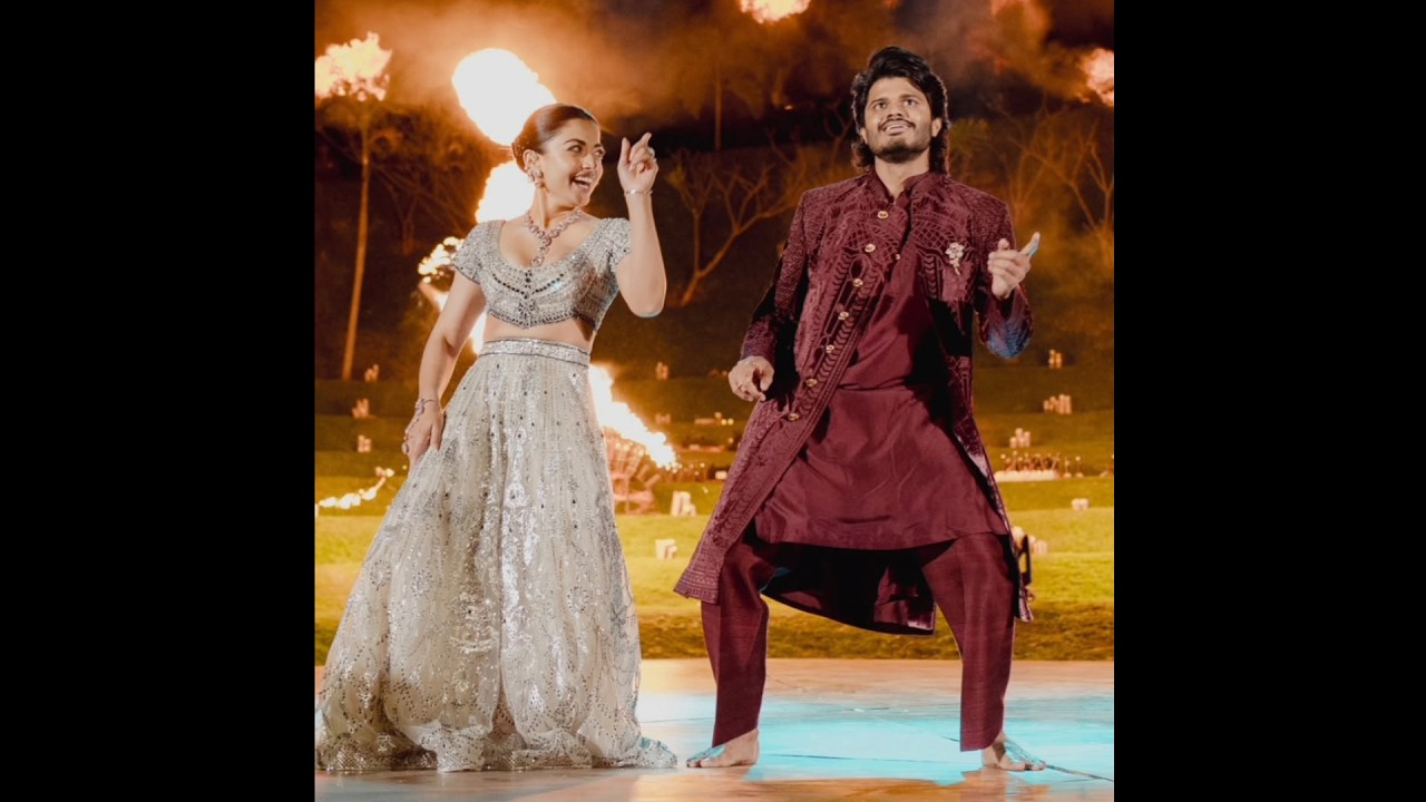 Vijay Deverakonda & Rashmika Mandanna Dance in Their Sangeet Function