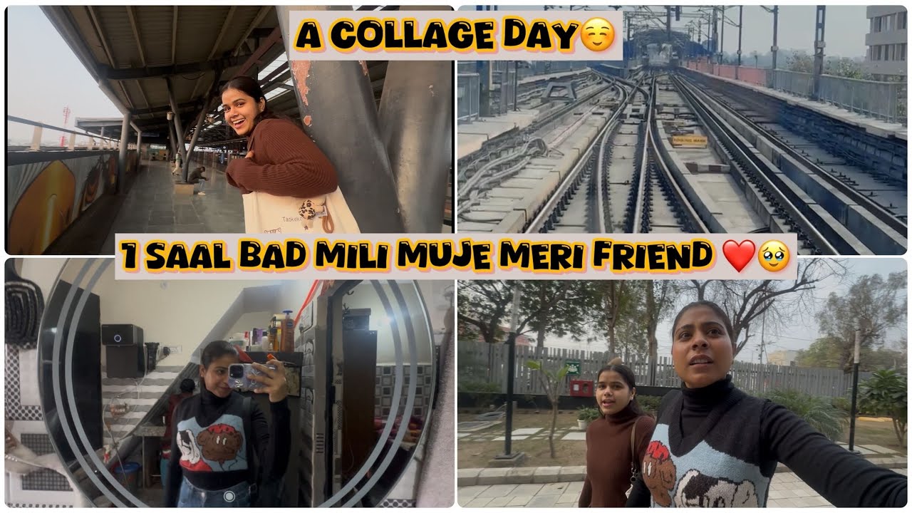 Collage mai mili khoi hui friend❤️😓 #vlog #vloger #youtuber #viral