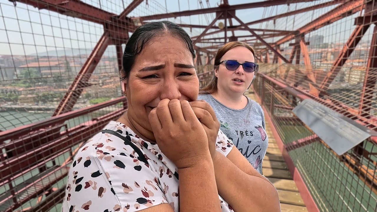 🇪🇸 NOS DIO MIEDO ESTAR A 61 METROS SOBRE ESTE PUENTE | BILBAO 🇪🇸