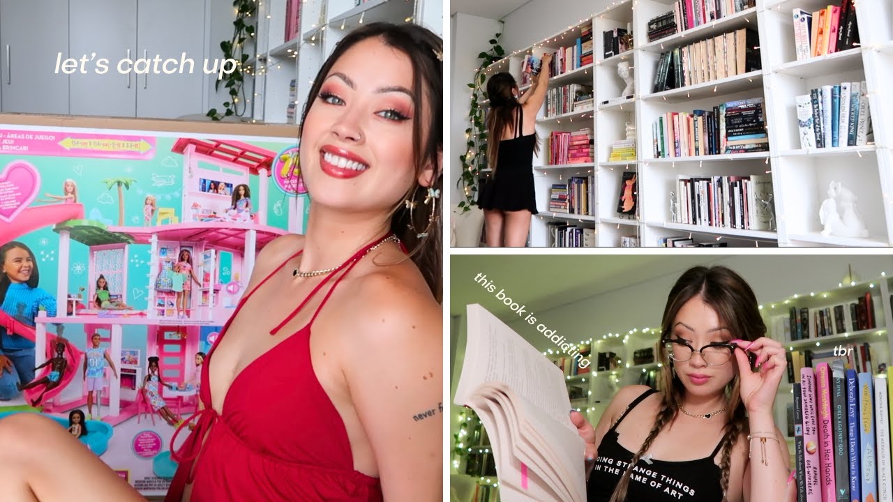 i've missed you!! let's catch up 💗 reading, barbie dreamhouse, journaling, holiday TBR