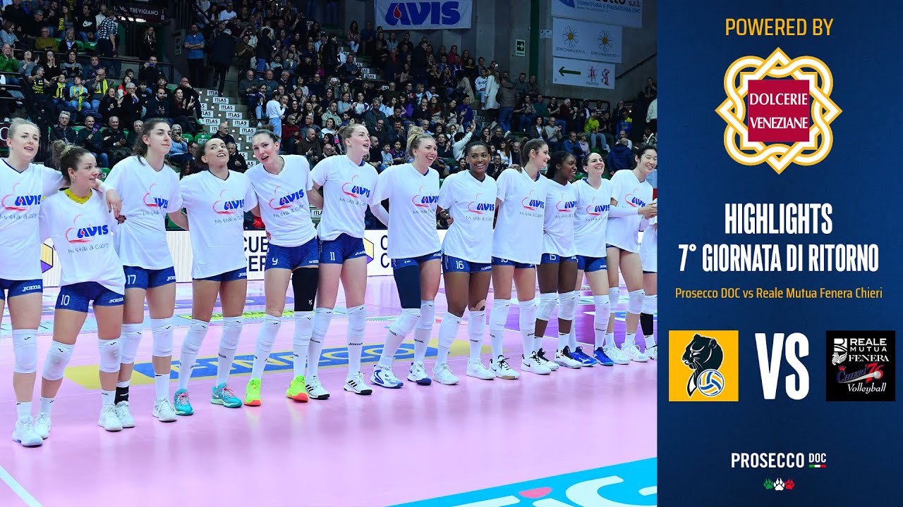 HIGHLIGHTS | Prosecco Doc vs Reale Mutua Fenera Chieri (3-0) - POWERED BY DOLCERIE VENEZIANE