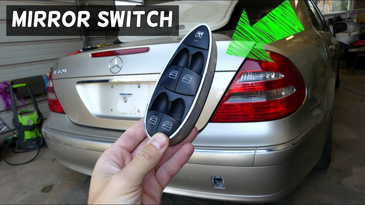MERCEDES W211 MASTER WINDOW SWITCH FRONT