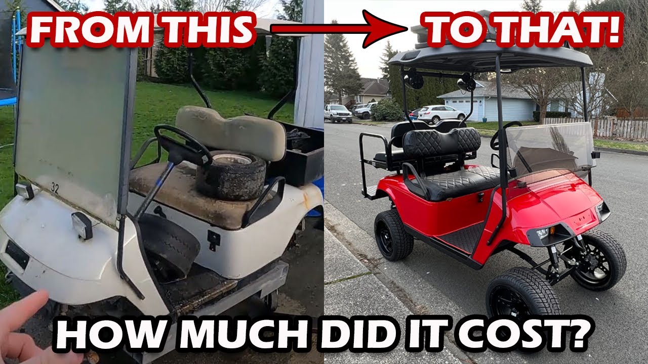 Price Breakdown On The 670cc Predator Swapped E-Z-GO TXT Golf Cart Build!