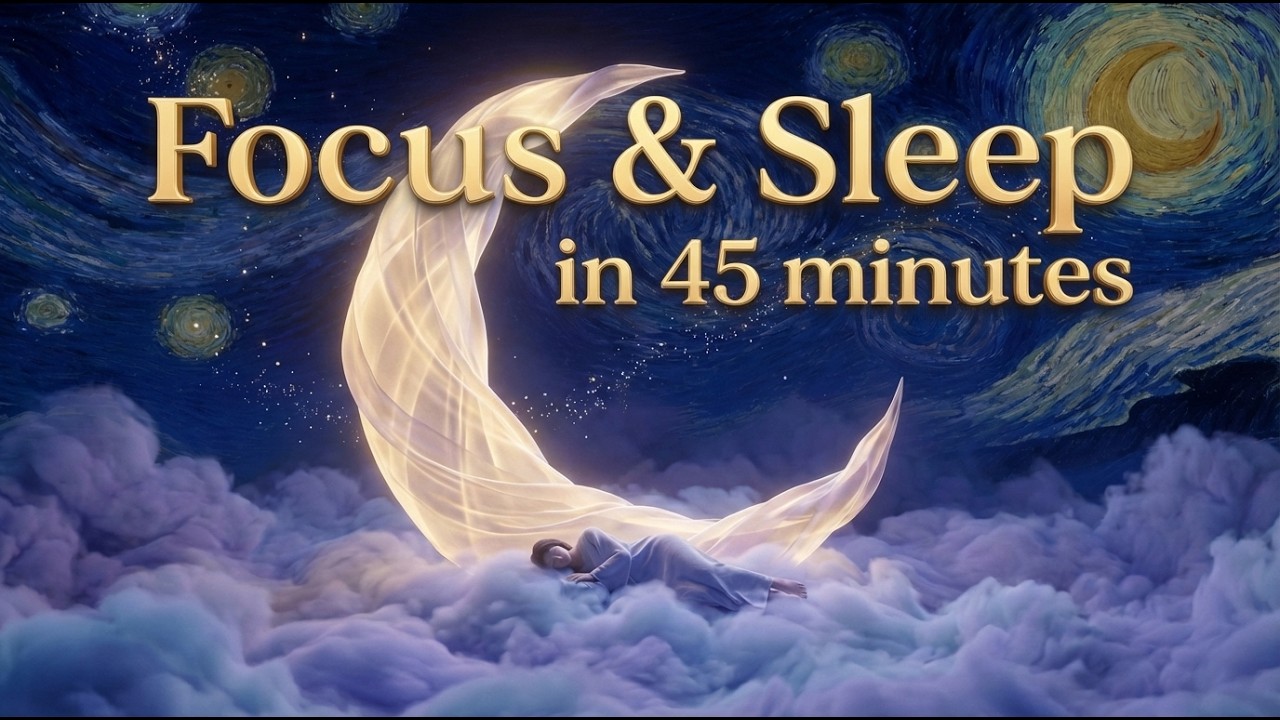 [Focus & Sleep] 45 Minutes of Soothing Cosmic Frequencies for Brain Relaxation