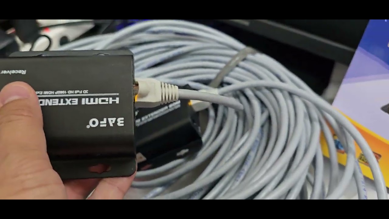 Benarkah?? HDMI EXTENDER VIA UTP CAT 6 BAFO bisa maksimal pakai kabel lan 60Meter