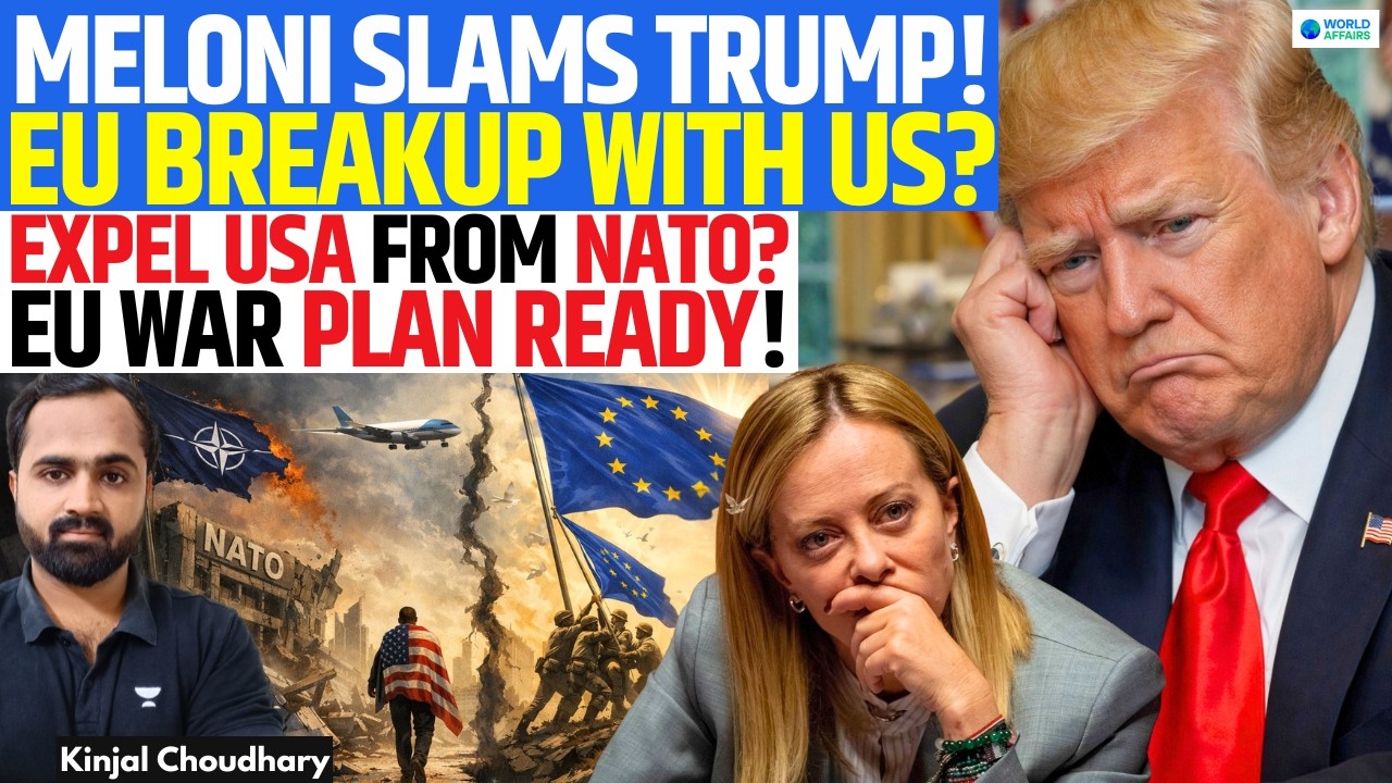 EU Breaks From US? NATO Without America Plan READY! Trump&ndash;Meloni Clash Over Pope Explodes | Kinjal