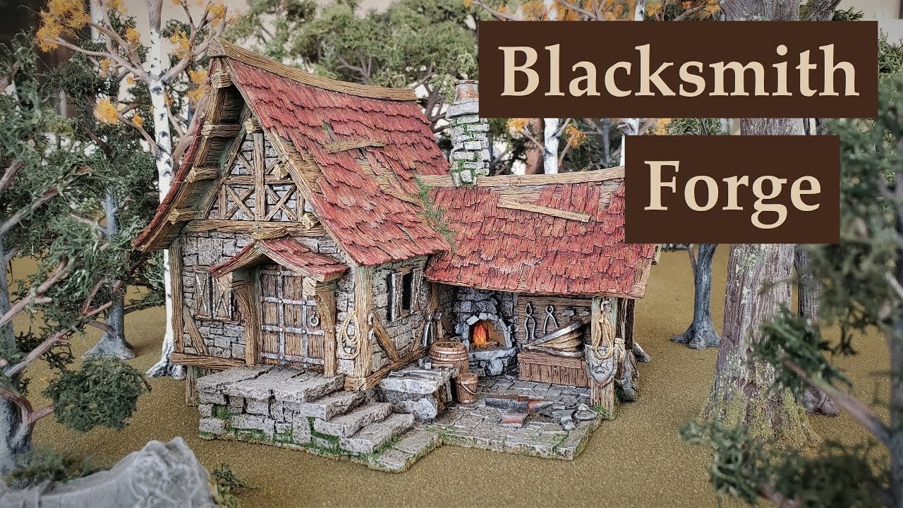 Tabletop World Blacksmith Forge - Customizing / Painting