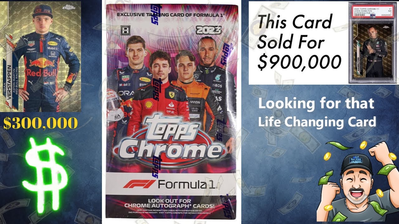 Product Review of 2023 Topps Chrome Formula 1. Can we pull Life Changing Money!!!