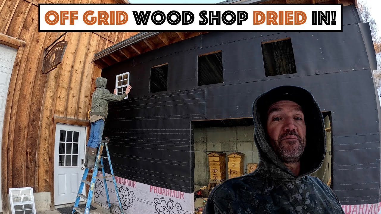 #848 - Off Grid Wood Shop Dried In! Expanding Our Deer Farm, Minimizing Wild Fires...
