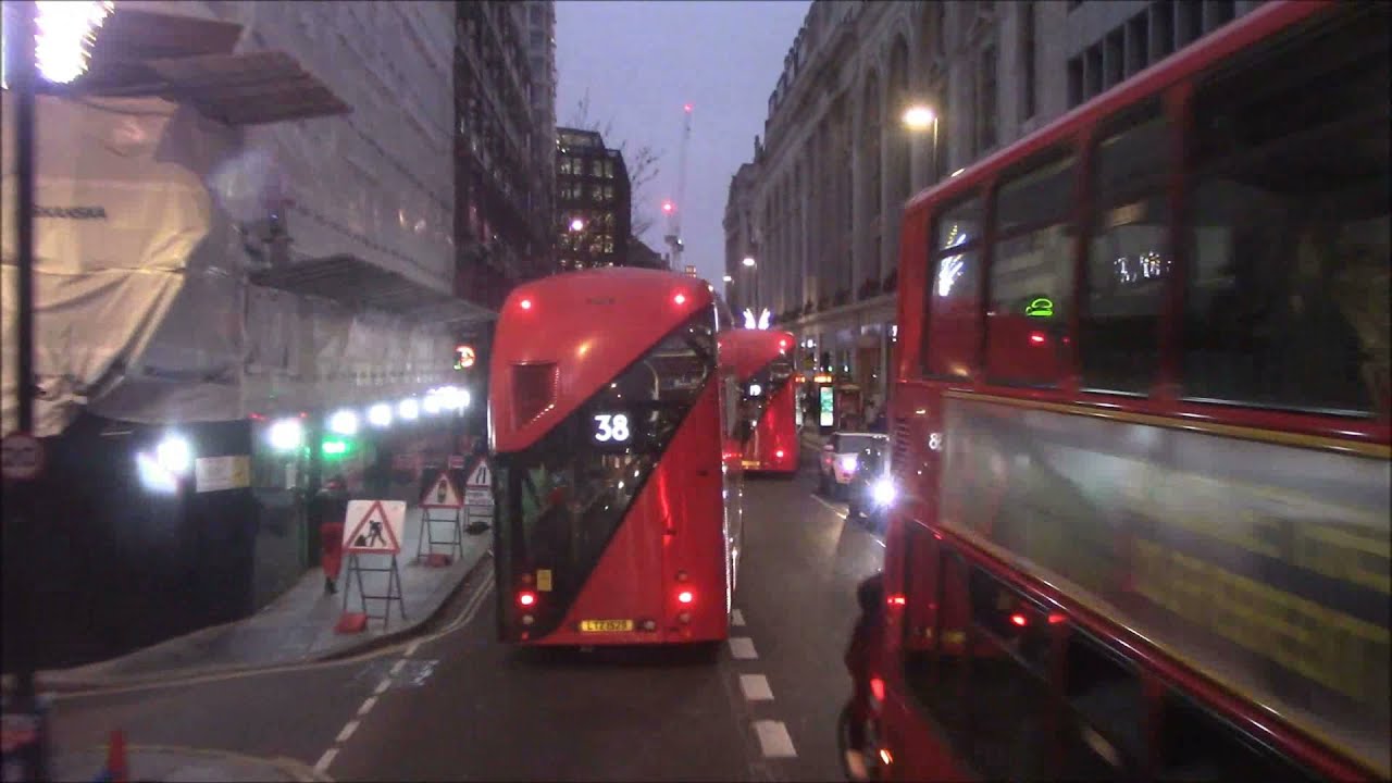 FULL ROUTE VISUAL | London Bus Route 38: Clapton Pond - Victoria | LT829 (LTZ1829)