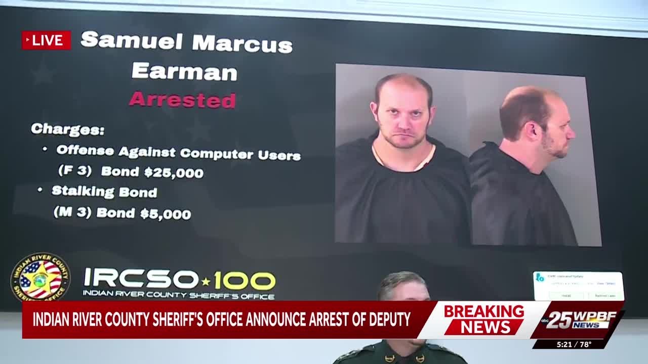 Deputy arrested for stalking woman while on duty in Indian River County