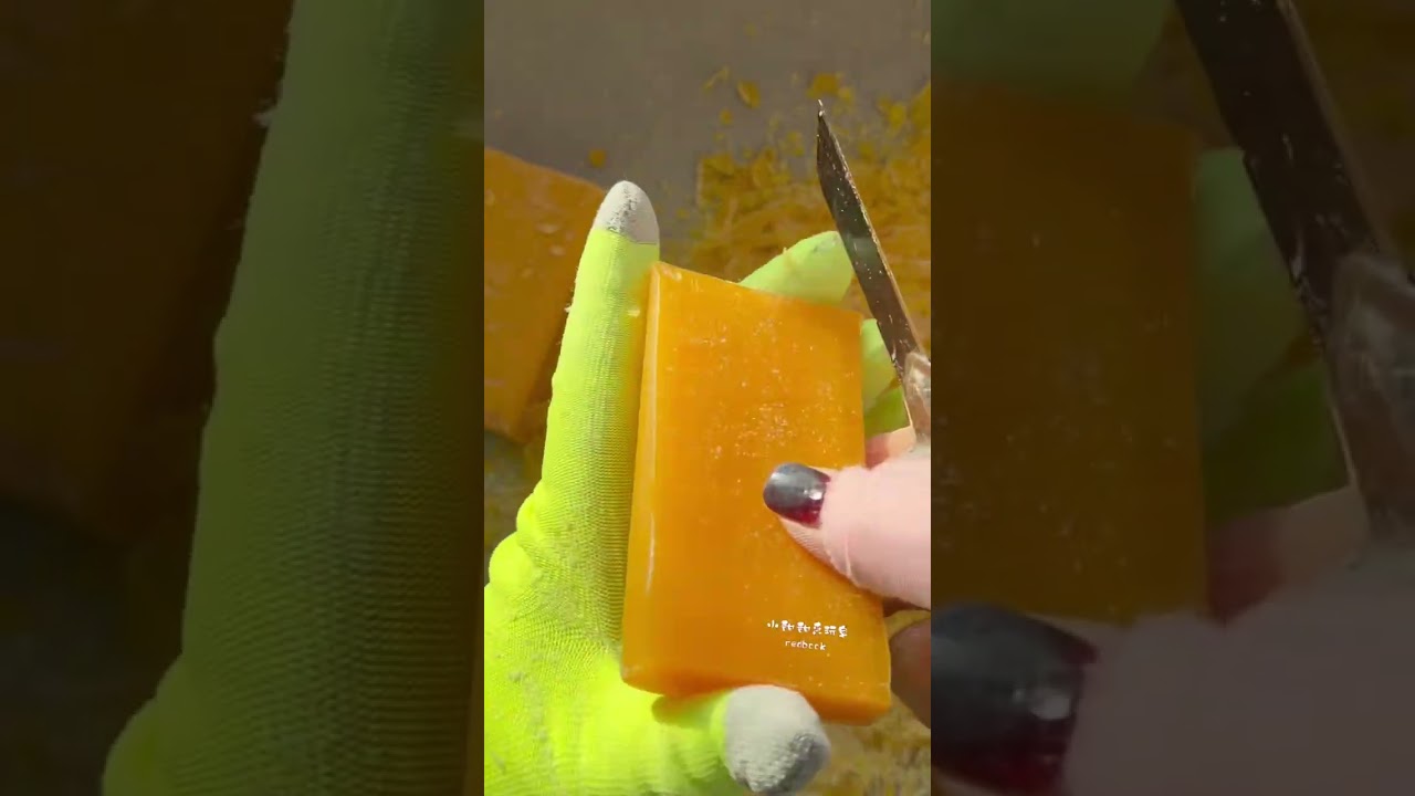Decompress with a refreshing Orange Soda Scraper Soap - A Must-Watch