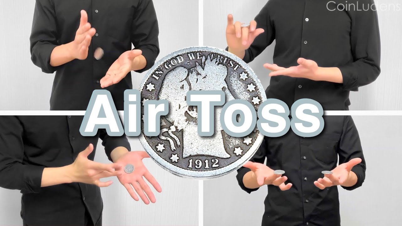 【MAGIC】PERFECT One Coin Vanish!!!【Air Toss】