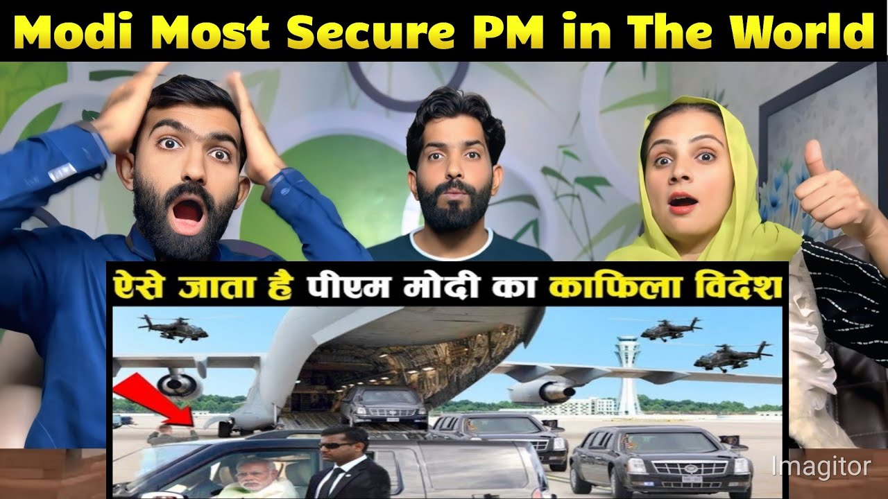 देखिए Indian Airforce PM Modi के काफले को लेकर किसी और देश कैसे जाता है Most Secure PM in The World