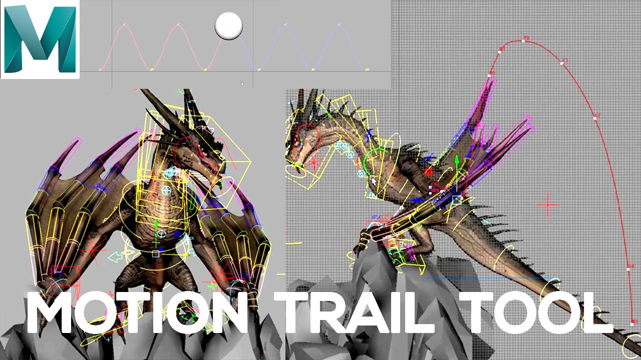How To Use The Editable Motion Trail Tool In Maya