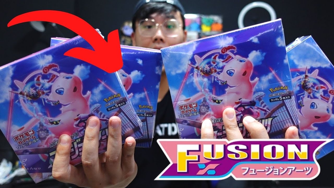 We HIT the MEW! Insane Pokemon Fusion Arts Booster Box Unboxing!