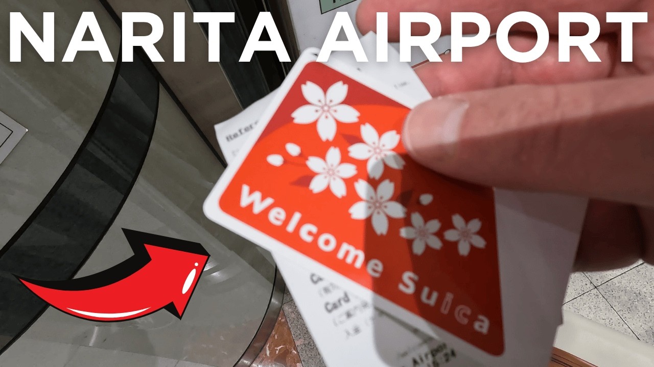 How to Buy A Welcome Suica Card at Narita Airport Tokyo 🇯🇵