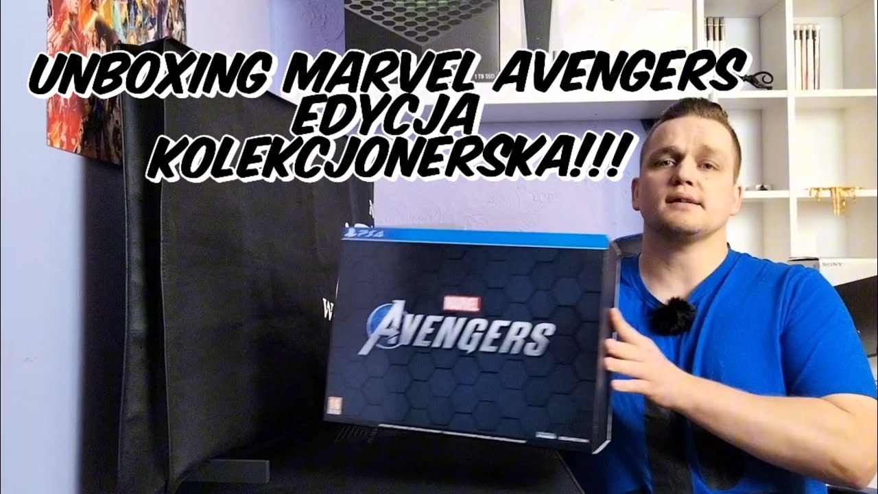 Unboxing Marvel Avengers PS4 edycji kolekcjonerskiej!!!