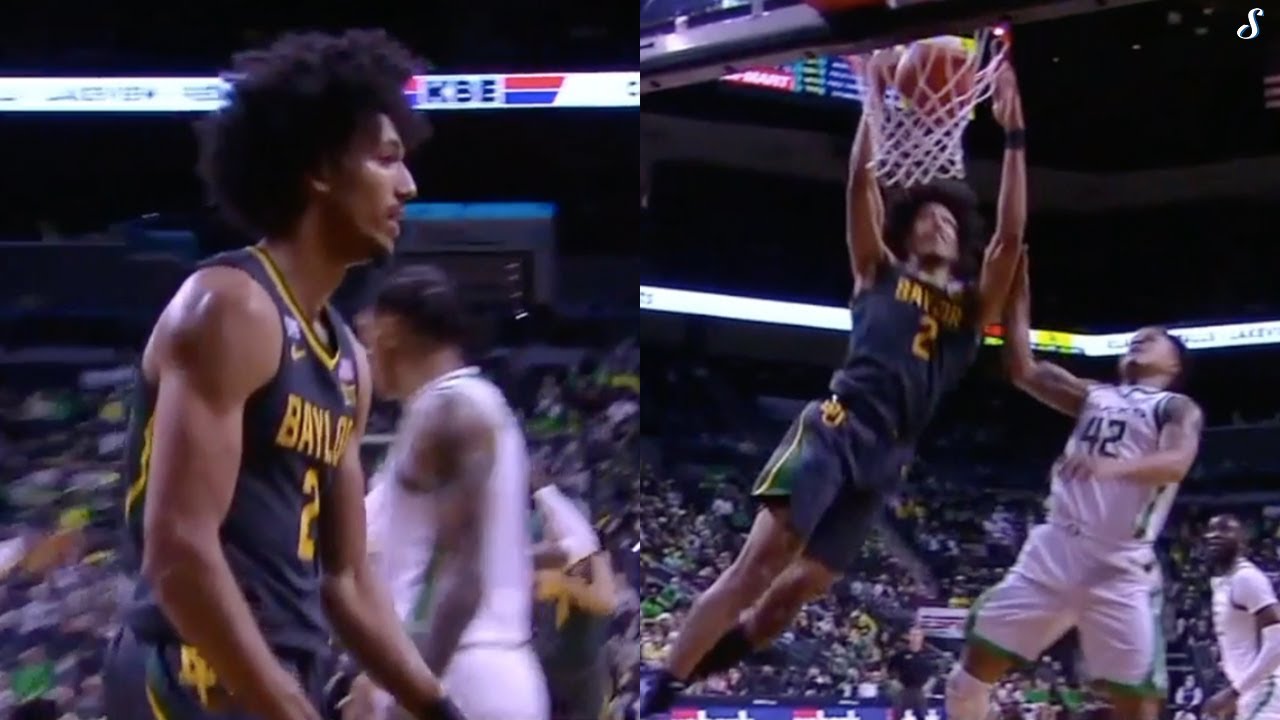 Kendall Brown Was All Over The Rim In Baylors Win At Oregon | 17 Points