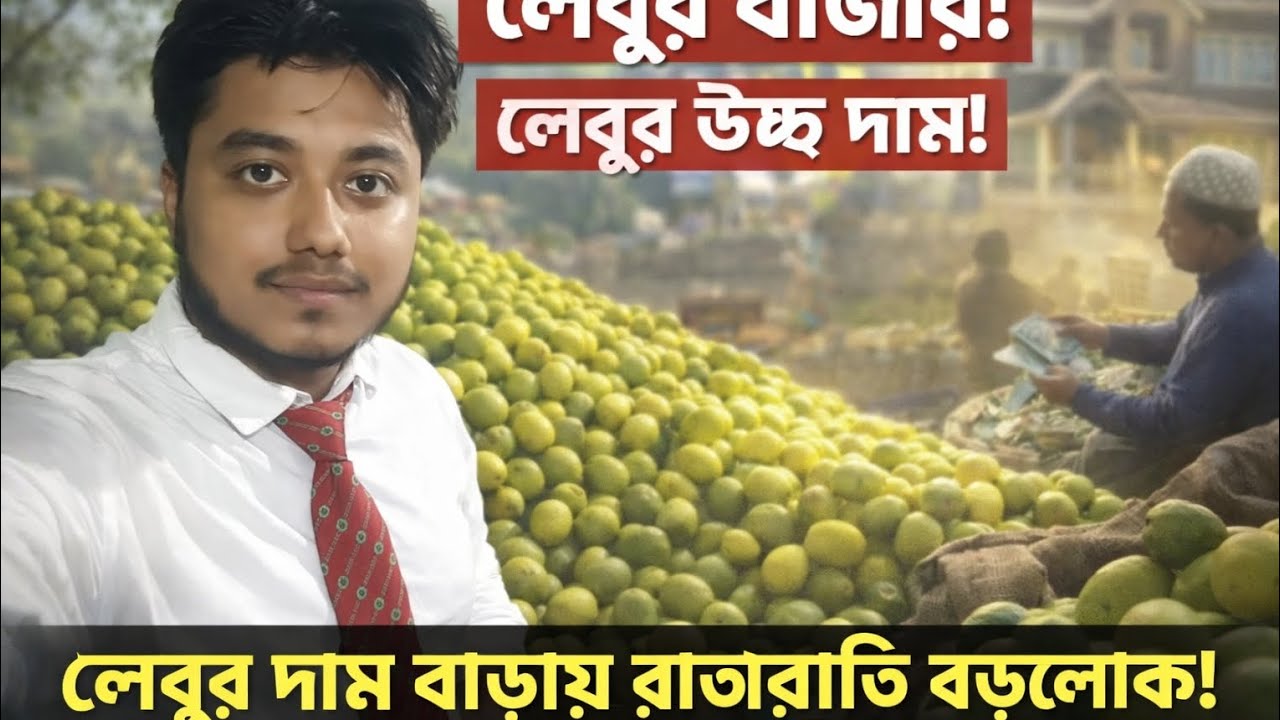 লেবুর বাজারে আগুন! 🍋 লেবুর উচ্চ দামে রাতারাতি বড়লোক? | Lemon Price in Bangladesh 2026
